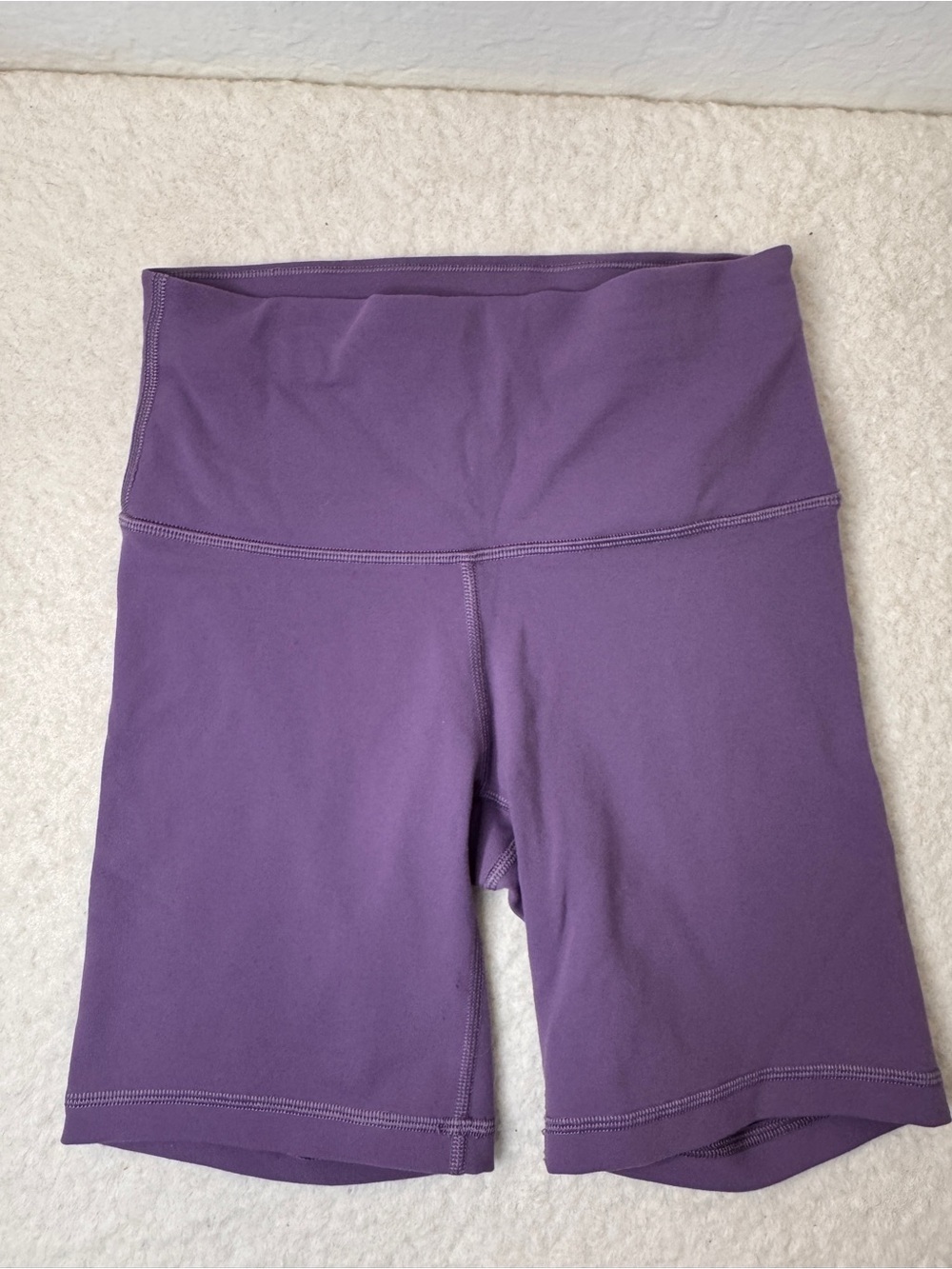 TNA High-Waist Purple Bike Shorts